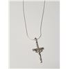 Image 2 : Silver Cross 16" Necklace, Suggested Retail Value $60