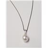 Image 2 : Silver Fresh Water Pearl 18" Necklace, Suggested Retail Value $160