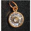 Image 1 : 10K Yellow Gold Moissanite(0.75ct) Pendant, Made in Canada, Suggested Retail Value $400