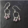 Image 2 : Silver Amethyst Earrings