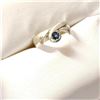 Image 3 : Silver Sapphire Ring (~Size 6.75) (~length 0 inches) (~weight 4.16g), Suggested Retail Value $80