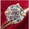 Image 3 : 10K Yellow Gold 0.95G Lab Diamond 0.3Ct Ring (~Size 6.5) , Made in Canada, Appraised Retail $1320