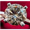 Image 3 : 14K White Gold 2.4G Lab Diamond 1.6Ct Ring (~Size 6) Made in Canada, Appraised Retail $5100