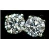 Image 2 : 14K White Gold 0.47G Lab Diamond 0.5Ct Earrings (~Size 0), Made in Canada, Appraised Retail $1105