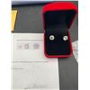 Image 5 : 4.00 CT TW GRA CERTIFIED ROUND BRILLIANT CUT MOISSANITE STONE VVS D COLOR SET IN 925 SILVER EARRINGS