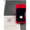 Image 6 : 10.00 CT GRA CERTIFIED ROUND BRILLIANT CUT MOISSANITE STONE VVS D COLOR SET IN CENTER IN 925 SILVER 