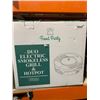Image 2 : Food Party DUO Electric Smokeless Grill and Hot Pot, With Separable Cooking Plate, Deluxe Combo