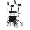 Image 1 : Elenker Upright Rollator Walker in White, Model 9210KDB-3