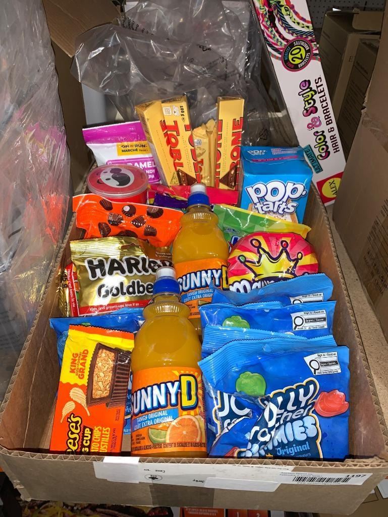 Assorted Snack and Candy Box with Multiple Brands