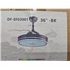 Image 3 : DFL 36-Inch Bluetooth Ceiling Fan – Black