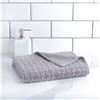 Image 1 : Set of 4 Paarizat Textured Bath Towels and 4 Hand Towels