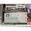 Image 1 : Lot of 6 x25 count Rack Sack Handle Tie Bags