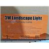 Image 3 : 3W Landscape Light Outdoor Pathway Lamp (4-Pack)