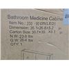 Image 4 : Bathroom Medicine Cabinet With LED Lighting, Model 330, 90 cm