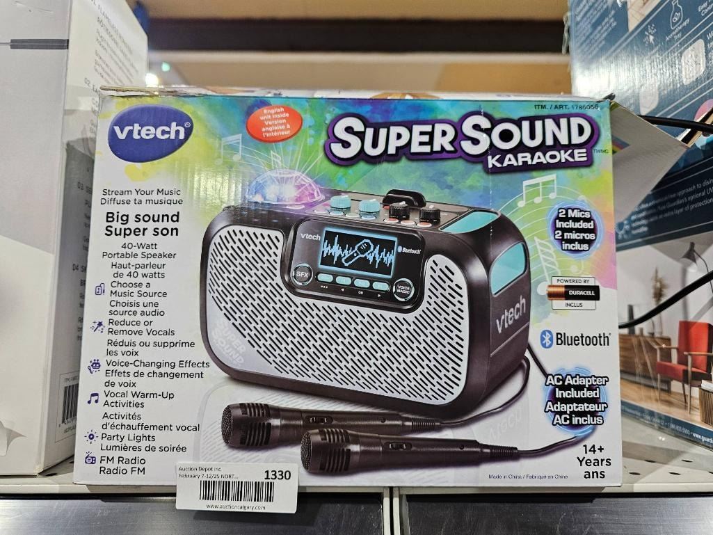 Vtech Sound Machine VTech Super Sound Karaoke Machine With Bluetooth