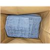 Image 4 : Set of  PaarZar Textured – 2 Bath Towels 2 Hand towels & 2 Face cloths  Blue