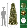 Image 1 : Sharoom 7.5Ft Green Pencil Christmas Tree With UL
