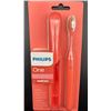 Image 2 : Philips One by Sonicare Battery Toothbrush, Coral Pink