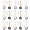 Image 1 : S14 LED Decorative Bulb, 15-Pack