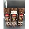 Image 2 : Lot of 3 Krylon Colormaxx Gloss Leather Brown Spray Paint