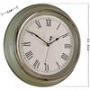 Image 1 : ZEAYEA 12-Inch Wall Clock With Roman Numerals