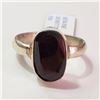 Image 1 : Silver Black Onyx Ring (~Size 7.5)(Ring is resizable for $40) (~length 0inches) (~weight 4.35g), Sug