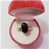Image 4 : Silver Black Onyx Ring (~Size 7.5)(Ring is resizable for $40) (~length 0inches) (~weight 4.35g), Sug
