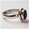 Image 2 : Silver Black Onyx Ring (~Size 6)(Ring is resizable for $40) (~length 0inches) (~weight 3.23g), Sugge