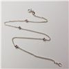 Image 1 : Silver Anklet (~Size 0) (~length 9inches), Suggested Retail Value $40