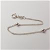 Image 2 : Silver Anklet (~Size 0) (~length 9inches), Suggested Retail Value $40