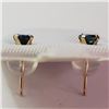 Image 3 : 10K Yellow Gold Sapphire(0.67ct) Earrings (~Size 0) (~length 0inches), Suggested Retail Value $120