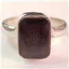 Image 1 : Silver Black Onyx Ring (~Size 9)(Ring is resizable for $40) (~length 0inches) (~weight 4.49g), Sugge