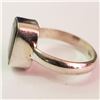 Image 3 : Silver Black Onyx Ring (~Size 9)(Ring is resizable for $40) (~length 0inches) (~weight 4.49g), Sugge