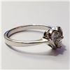 Image 2 : Silver Cubic Zirconia Ring (~Size 0) (~length 0inches), Suggested Retail Value $100