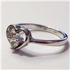Image 3 : Silver Cubic Zirconia Ring (~Size 0) (~length 0inches), Suggested Retail Value $100