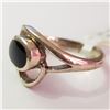 Image 3 : Silver Black Onyx Ring (~Size 6)(Ring is resizable for $40) (~length 0inches) (~weight 3.21g), Sugge