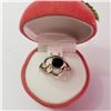 Image 4 : Silver Black Onyx Ring (~Size 6)(Ring is resizable for $40) (~length 0inches) (~weight 3.21g), Sugge
