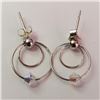 Image 2 : Silver Earrings (~Size 0) (~length 0inches), Suggested Retail Value $60