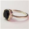 Image 3 : Silver Black Onyx Ring (~Size 7)(Ring is resizable for $40) (~length 0inches), Suggested Retail Valu
