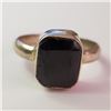 Image 1 : Silver Black Onyx Ring (~Size 8)(Ring is resizable for $40) (~length 0inches) (~weight 4.62g), Sugge