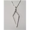 Image 1 : Silver Cz 18" Necklace, Suggested Retail Value $80