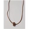 Image 2 : Silver Cz Rose Gold Plated Necklace, Suggested Retail Value $60