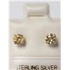 Image 1 : Silver Citrine(0.5ct) Earrings, Made in Canada, Suggested Retail Value $80