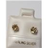 Image 3 : Silver Citrine(0.5ct) Earrings, Made in Canada, Suggested Retail Value $80