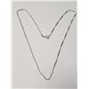 Image 1 : Silver 17" Necklace, Suggested Retail Value $50