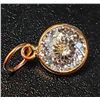 Image 1 : 10K Yellow Gold Moissanite(0.75ct) Pendant, Made in Canada, Suggested Retail Value $400