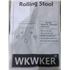 Image 3 : WKWKER Rolling Stool Model WRT0433B, Assembly Required, 250 lbs Capacity
