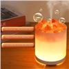 Image 1 : Earth Luxe Himalayan Salt Cube USB Lamp with Aromatherapy (STOCK PHOTO MAY NOT MATCH EXACTLY)