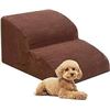 Image 1 : Brown Upholstered Pet Ramp