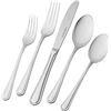 Image 1 : Zwilling 65-Piece Stainless Steel Flatware Set with Service for 12